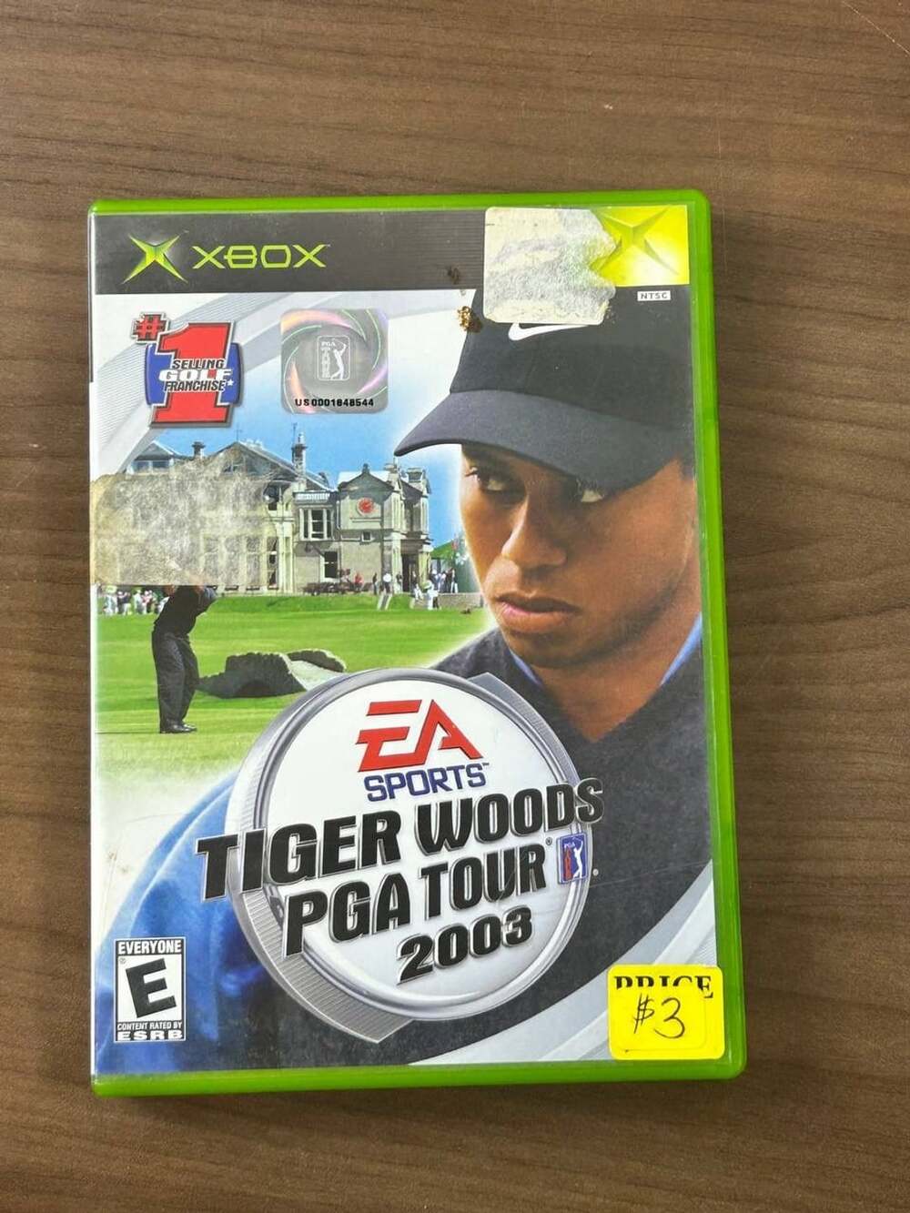 Tiger Woods PGA Tour 2003 Microsoft Xbox Game Disc Case Manual EA Sports